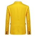 thumbnail image 3 of Cloudstyle Men's Slim Fit 1 Button Lapel Jacket, 3 of 5