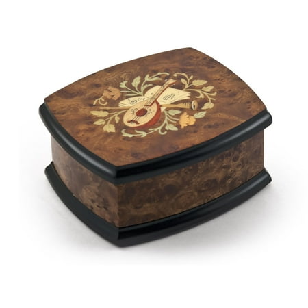 - Handcrafted 36 Note Italian Musical Theme Inlay Music Jewelry Box