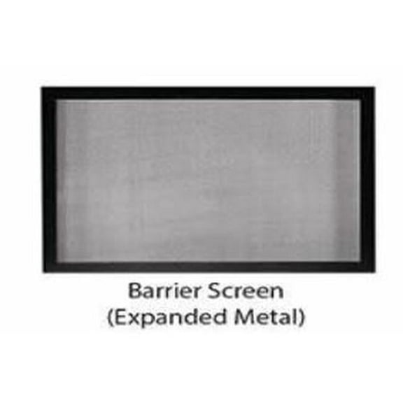 Empire DVFB36TBL Vented Gas Fireplace Barrier Screen, Black