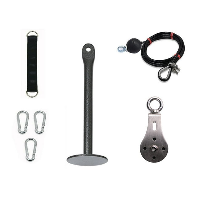 Sistema de Cable de polea de Fitness DIY, conjunto de polea de instrumento silencioso, accesorios deportivos para gimnasio