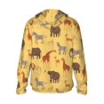 thumbnail image 3 of Haiem Cute Animals UPF 50+ Fishing Shirts for Men Long Sleeve UV Sun Protection Hoodie Non-Mask Outdoor Hiking Shirts, 3 of 9