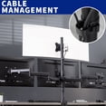 thumbnail image 6 of VIVO Quad Monitor Heavy Duty Desk Mount 3 + 1, Holds Computer Screens up to 24", 6 of 9
