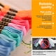 thumbnail image 3 of Ounissouiy Juego de hilos de bordado de algodón Multicolor, artesanía DIY, ovillos de costura suaves que no destiñen, muñequera para manualidades, 7,5 Artesanía No.03, 3 of 6