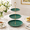 Jade, variant on 3 Tier Turquoise Ceramic Cake Stand, Tiered Dessert Serving Platter for Weddings, Tea Parties, and Events