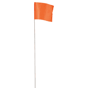 Milwaukee Tool 2.5 in. x 3.5 in. Glo Orange Flag Stakes