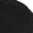 thumbnail image 4 of SAFAVIEH Glen Solid Plush Shag Area Rug, Black, 6' x 6' Round, 4 of 7