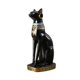 thumbnail image 4 of Estatua de la diosa gata Bastet, figura decorativa de animal, gatito, color negro antiguo 105x16x305cm, 4 of 9