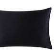 thumbnail image 3 of Funda de almohada Salvador seda con Cremallera Oculta negro tamaño reina, 3 of 9