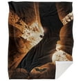 thumbnail image 2 of Batman Begins - Batman Blanket, 50' x 60' Batman Begins Poster Silky Touch Sherpa Back Super Soft Throw Blanket, 2 of 5