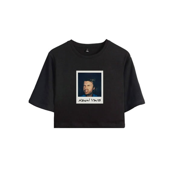 Djo Merch MHOW Crop Top Fashion Graphic T-shirt Women Girl Short Sleeve