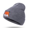 thumbnail image 1 of ITFABS Unisex Kids Cartoon Fox Knitted Caps Elastic Breathable Beanie Cap, 1 of 4