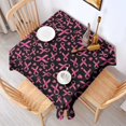 thumbnail image 2 of Breast Cancer Square Tablecloth,Waterproof Square Table Cover,Wipeable Spillproof Washable Table Cover for Home Kitchen Party Decor 42"X42"(107x107cm), 2 of 6