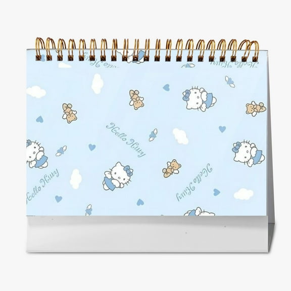 Hello kitty 2025 Calendar - Cartoon Desktop Calendar Thick Paper for Organized Planning, 2025 Desk Calendar for Home, School and Office