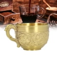 thumbnail image 1 of Taza De Café De Latón, Taza En Relieve De Latón Fácil De Limpiar Para Ceremonia Para Fiesta, 1 of 7
