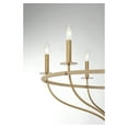 thumbnail image 6 of Charter 6-Light Chandelier in Warm Brass and Rope, 6 of 6