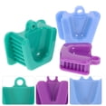 thumbnail image 4 of 3pcs Dental Mouth Prop Bite Block Cushion Opener Small Medium Large Size (Blue & Green & Purple), 4 of 9