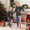 thumbnail image 5 of Independence Day Pjs Set, 1776-2026 250th Anniversary Family Matching Pajamas, Patriotic Letter Print Long Sleeve Sleepwear for Home Member, Usa Independence Day Loungewear Set, 5 of 5