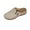 White, variant on Karight Clogs for Women Mules Shoes: Comfortable Arch Support Closed Toe Sandals Backless Low Wedge Slip on Shoes