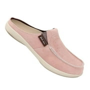 GeckoMan Women Arch Support Slipper Loafers Plantar Faciitis Canvas House Slipper for Men Indoor Outdoor, Slip On Clog Slides Shoes with Anti-Skid Rubber Sole