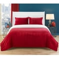 thumbnail image 2 of Chic Home Ernest 2-Piece Novelty Sherpa Micro plush Blanket Set, Twin X-Long, Burgundy, 2 of 4
