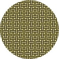 thumbnail image 1 of Ahgly Company Machine Washable Indoor Round Transitional Midnight Gray Area Rugs, 6' Round, 1 of 7