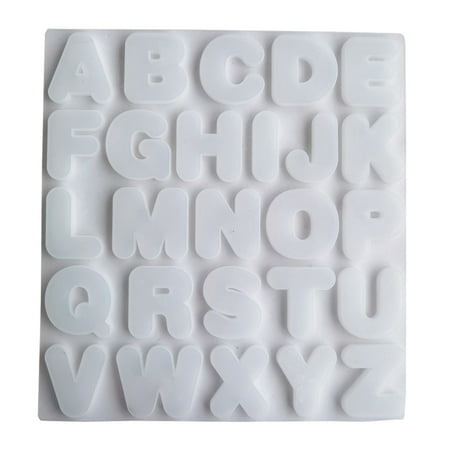 

Silicone Cake Mold 26 English Alphabet Letters Ice Square Candy Maker Tray Pan Handmade Diy Decorating Tools Mould