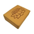 thumbnail image 3 of Cojín de suelo rectangular tradicional japonés para hombre con tatami amarillo, 3 of 8