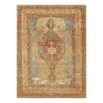 thumbnail image 2 of Unique Loom Outdoor Traditional Collection Area Rug - Temple (5' 3" x 7' 1" Rectangle Blue and Light Brown/Brown), 2 of 11