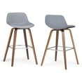 thumbnail image 5 of Simpli Home Randolph 28 inch Bentwood Counter/ Bar Height Stool (Set of 2), 5 of 15