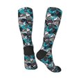 thumbnail image 5 of Lsque snow board colorful Printed Crew Socks Men's Women's LightWeight Thin Casual Calf Socks ,Knee High Socks,Cotton Socks, 5 of 9