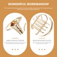 thumbnail image 4 of Shisuyan Horn-Shaped Musical Instruments Musical Box Golden Plastic 1Pack, 4 of 8