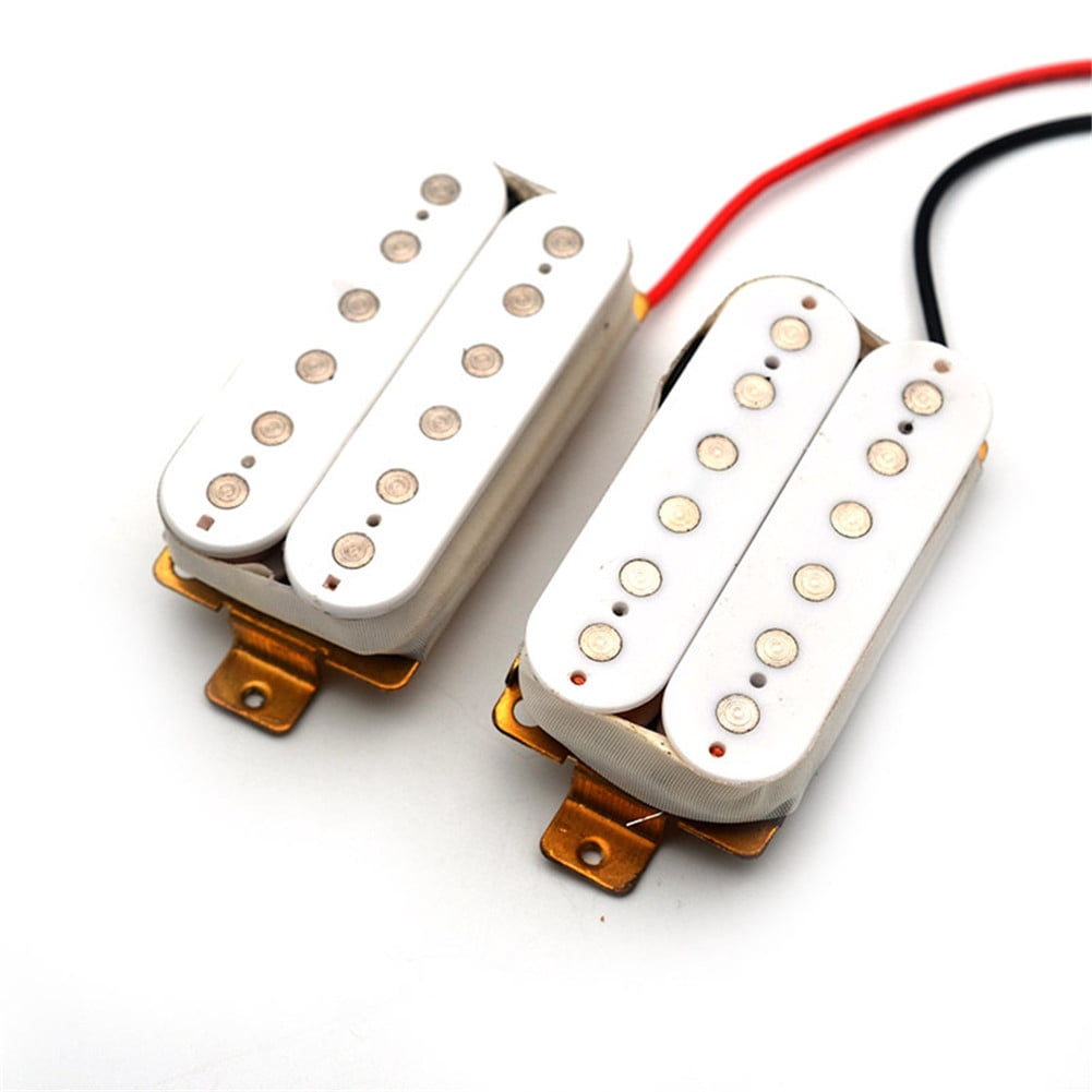 50mm/52mm Wiring Harness Electric Guitar Humbucker Pickups with Knob Cap for ST