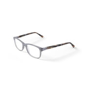 Windsor Eyes Youth Adolofo Teammate Square Prescription Eyeglasses with Case, Crystal Gray