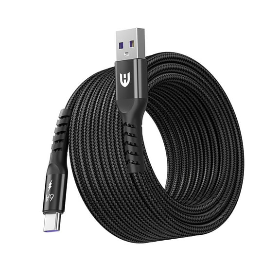 Long USB C Cable USB Type C Cable Fast Charging Nylon Braided Charging Cord