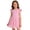 Pink, variant on CYRBOKO Toddler Girls Sleeveless Dresses, Crew Neck Comfy A-line Summer Flower Girl Dresses Purple Size 2-3 T