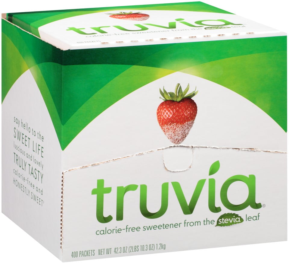 Truvia, TRU8890, Sweetener Packets, 400 / Carton