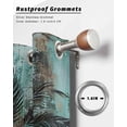 thumbnail image 6 of nqOlkjepod Outdoor Curtains for Patio Waterproof, Boho Coastal Tree Outdoor Privacy Panels Grommet, Ocean Vintage Tropical Plant Flower Blackout Outside Curtains for Porch/Cabana 54"x108", 2 Panels, 6 of 8