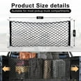 thumbnail image 4 of Net Stretchable, Car Exterior Accessories, Adjustable Elastic Trunk Storage Net with Hook for SUVs, Cars and Trucks (35.4x15.8 Inch), 4 of 7