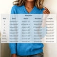 thumbnail image 4 of DYTTDG Women's V-Neck Sweater | Long Sleeve Loose Fit Solid Color Knit Pullover Top, Ribbed Cuffs and Hem Casual Jumper for Daily Outfits, 4 of 8