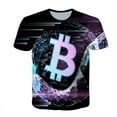 thumbnail image 1 of T-Shirts Graphiques 3D Révolution Bitcoin Été, Motif Btc Blockchain, T-shirt Mode Élégant, 1 of 5