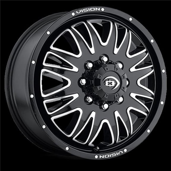 Vision 8 x 165.1 mm & 88 x 170 in. Dually Cap - Gloss Black