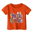 thumbnail image 3 of Easter Graphic Tee for Girls Cute Round Neck Short Sleeve Casual Summer T-Shirt Size:10-11 Years, 3 of 4