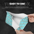 thumbnail image 3 of Lsque Sea animals Printed Long Tissue Box Cover Holder, Facial Paper Organizer Dispenser,Triangle with Bottom Belt, PVC Leather Decorative Organizer, 3 of 7