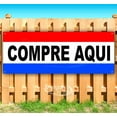 thumbnail image 1 of Compre Aqui 13 oz Vinyl Banner With Metal Grommets, 1 of 4
