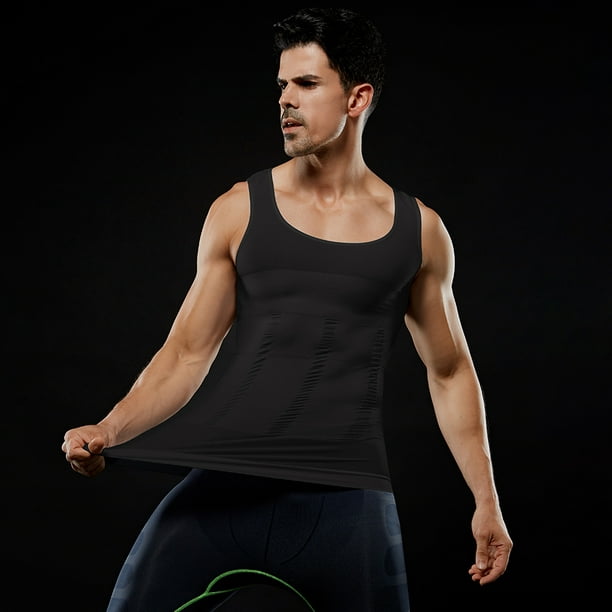 Men'S Sports Vest Waist Tummy Tuck Underwear Opp Packaging Xl 194G
