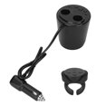thumbnail image 3 of Adaptador de cargador de coche USB dual Transmisor FM Bluetooth Llamada manos libres 12-24 V Universal para automóvil, 3 of 8