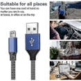 thumbnail image 4 of 5-pack nylon iPhone charging cable Lightning fast charging, 4 of 4