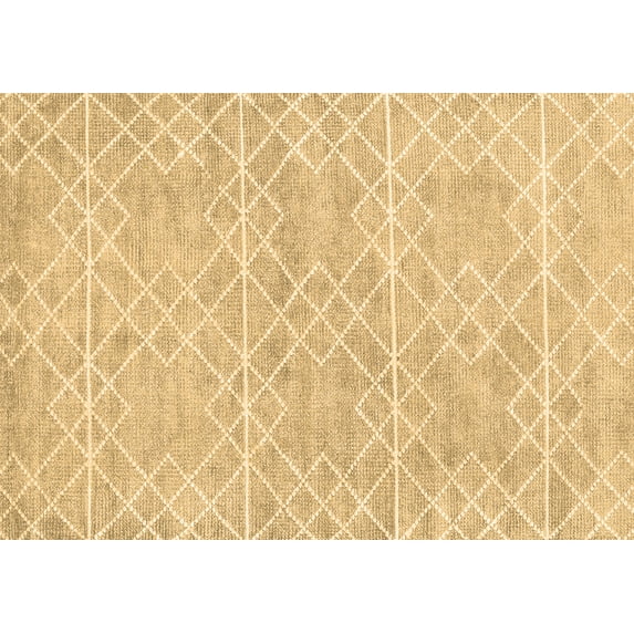 Ahgly Company Indoor Rectangle Abstract Brown Contemporary Area Rugs, 7' x 9'