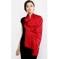 thumbnail image 6 of RIIQIICHY Women Shawls and Wraps for Evening Dresses Like Chiffon Burgundy Silk Scarf Formal Silky Pashmina Shawls for Weddings, 6 of 6