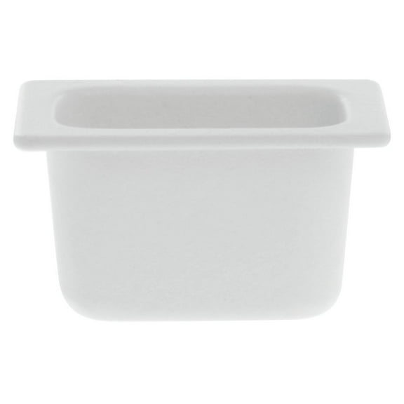 Bugambilia 1/9 Size White Cast Aluminum Pan - 6 3/4"L x 4 1/4"W x 4"H